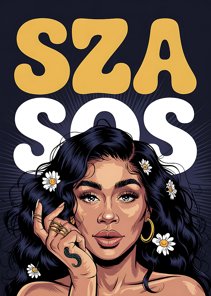 SZA SOS Album Cover Art
