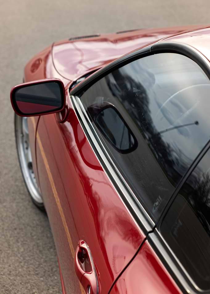 Red Toyota Supra a80 mark4 Car Detail