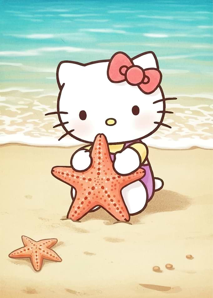 Cat Animal at the Beach