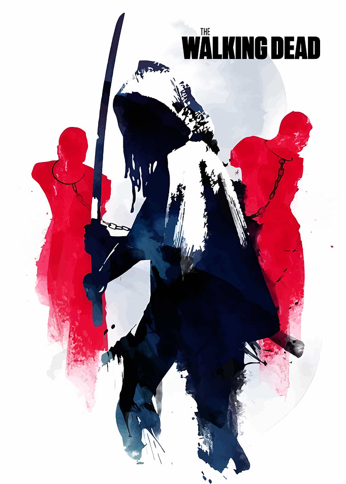 The Walking Dead Michonne Art