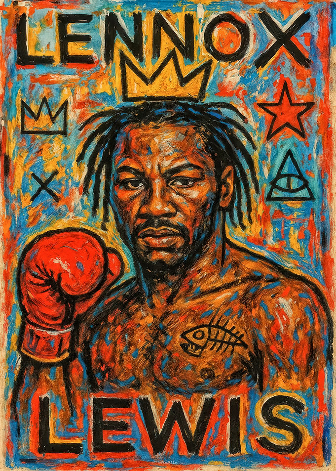 Lennox Lewis Portrait Art
