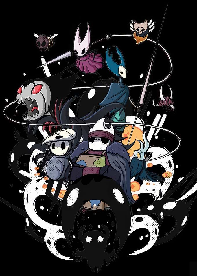 Hollow Knight Characters Illustration