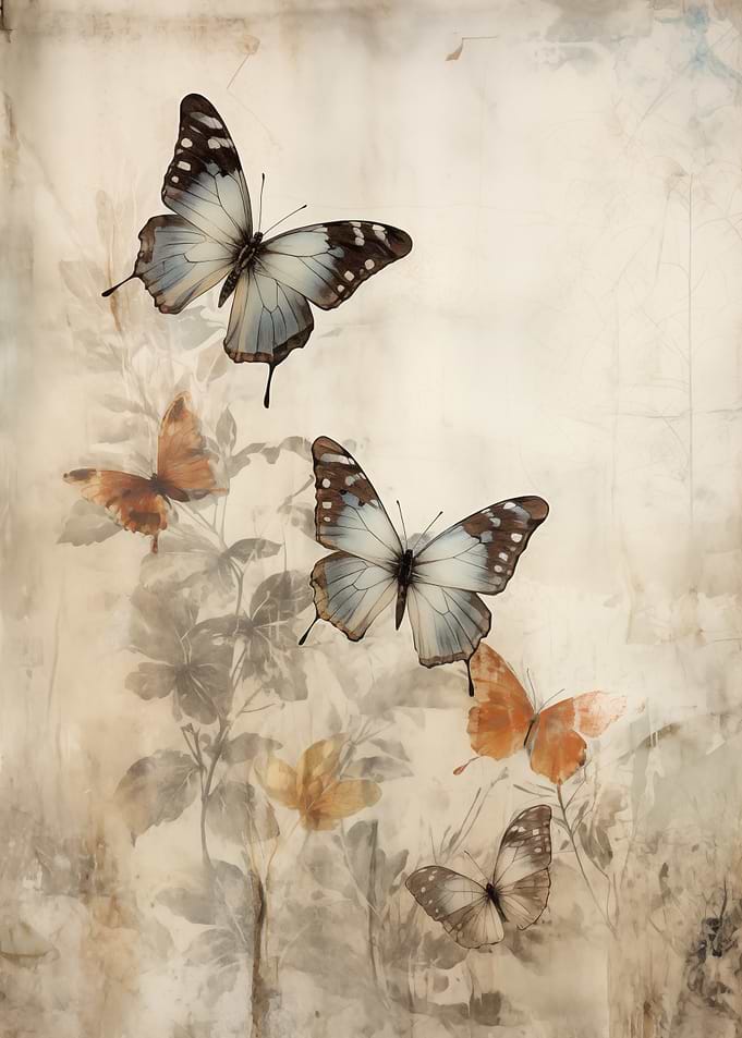 Butterflies and Floral Art