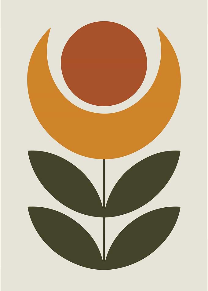 Abstract Floral Art Print