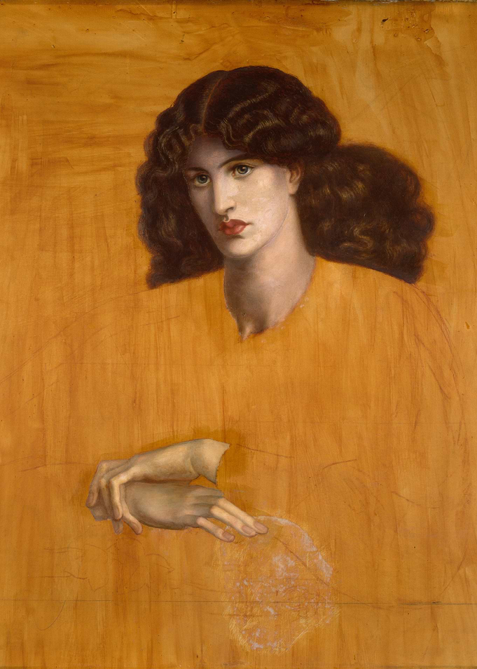 Portrait of a Woman in Orange