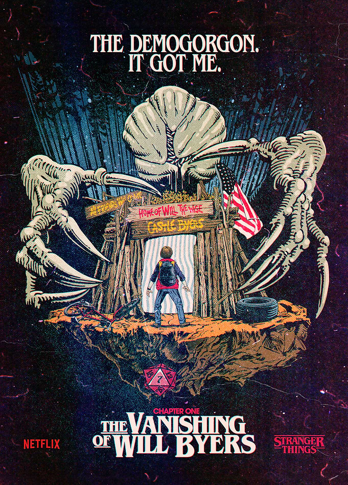 Demogorgon's Grasp on Castle Byers s1e1