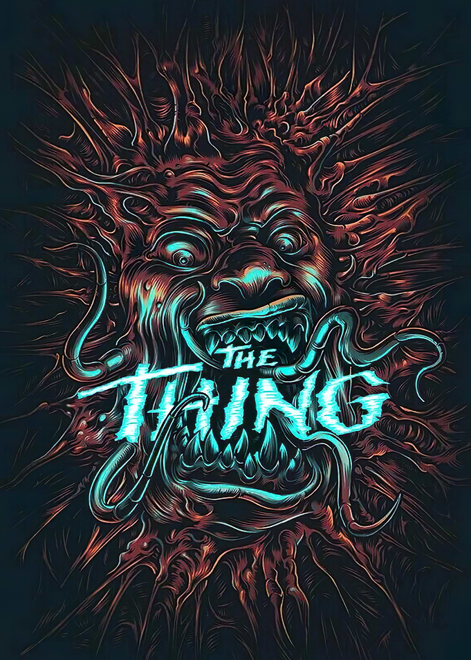 The Thing Movie Poster Art
