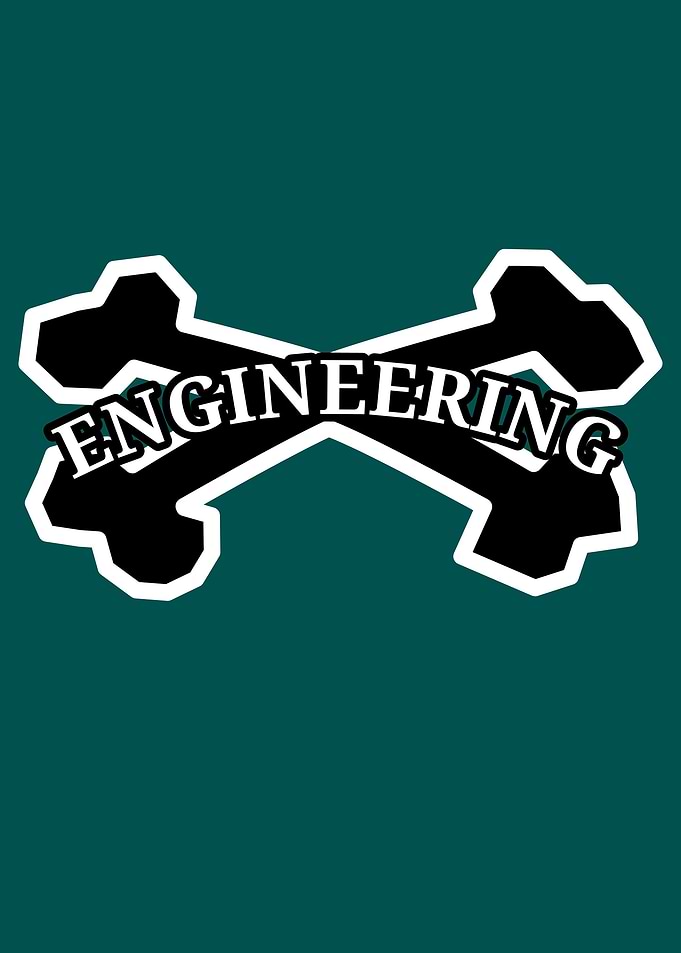 Engineering Crossbones Graphic