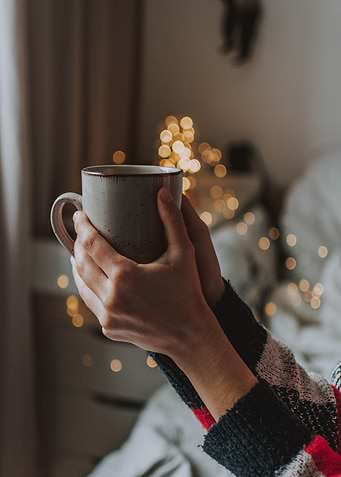 Cozy Mug with Warm Lights