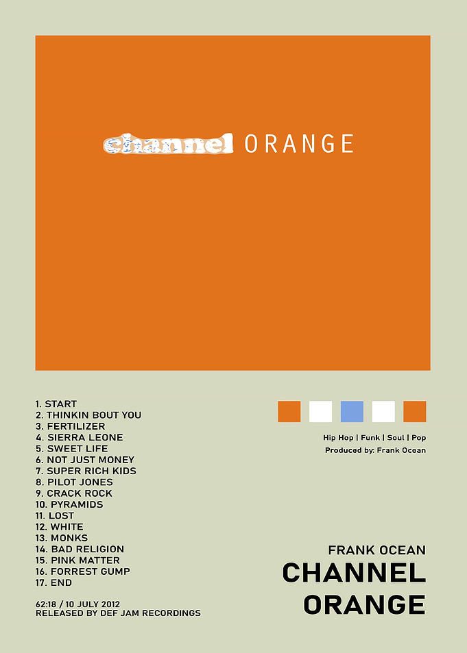 Frank Ocean Channel Orange Album