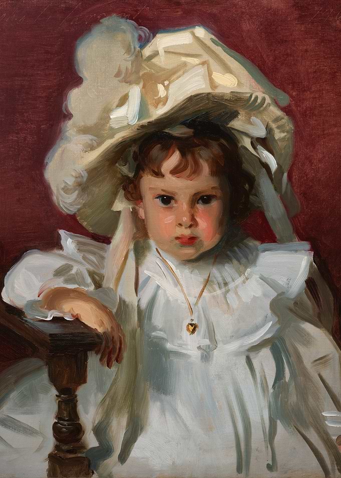 Portrait of a Young Girl in White