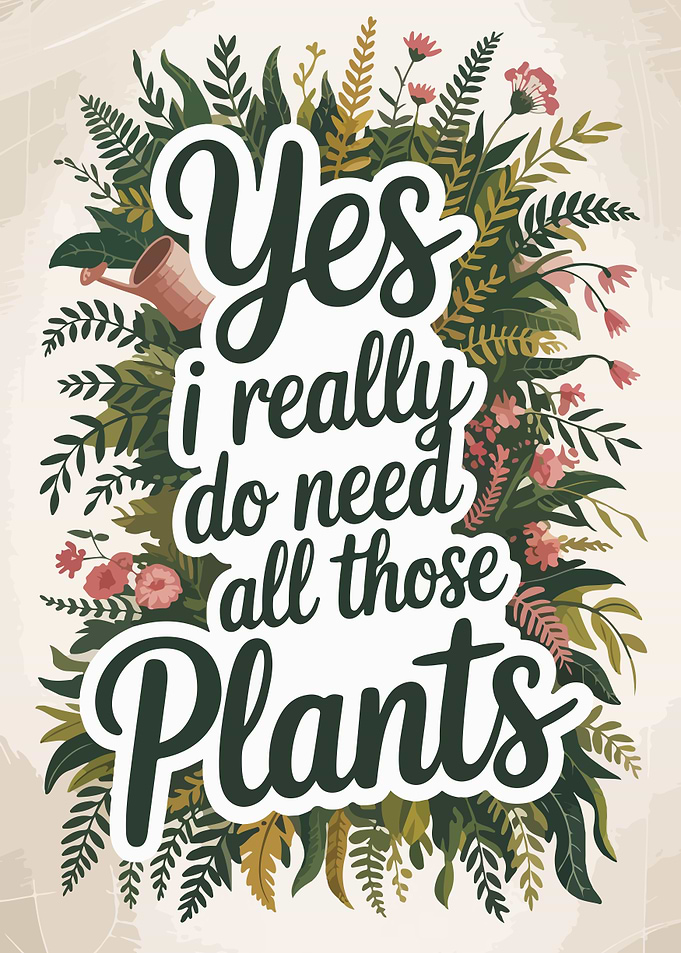 Yes, I Need All Those Plants