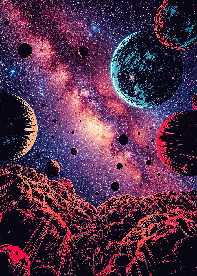 Cosmic Landscape with Planets and Stars