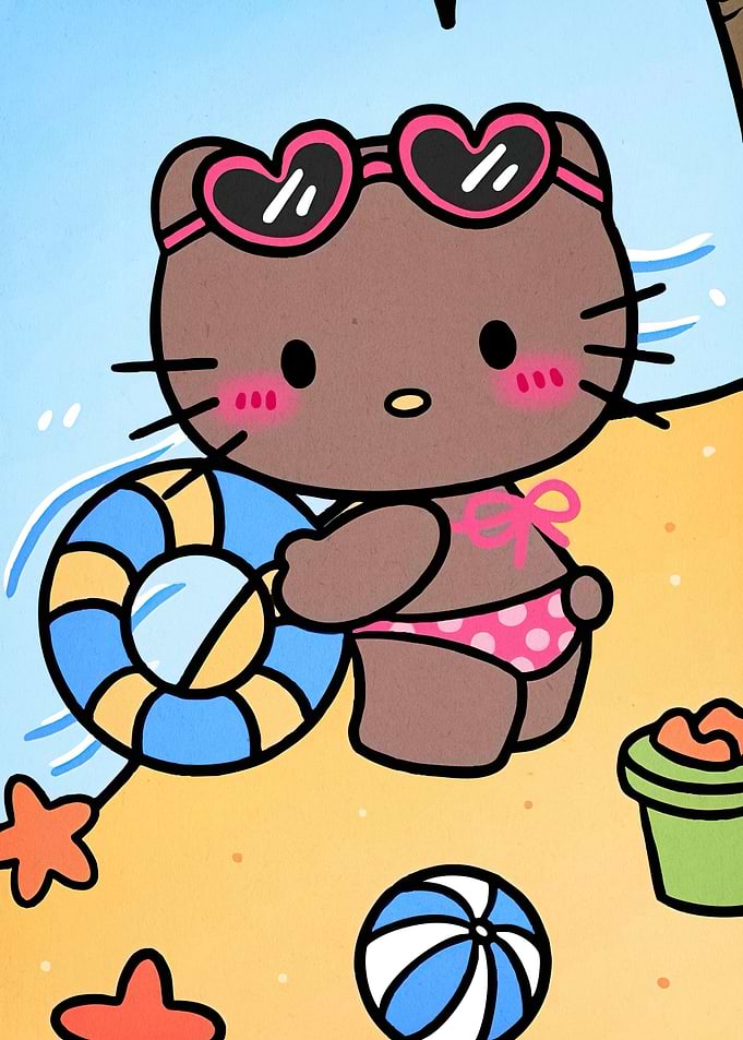 Cat Animal at the Beach