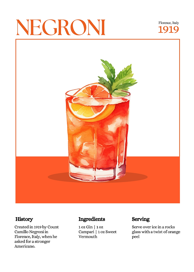 Negroni Cocktail Recipe - Classic Italian Aperitivo