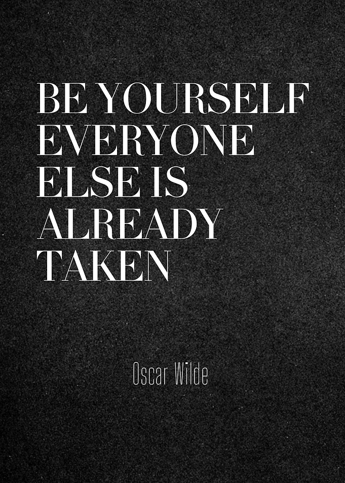 Be Yourself: Oscar Wilde Quote