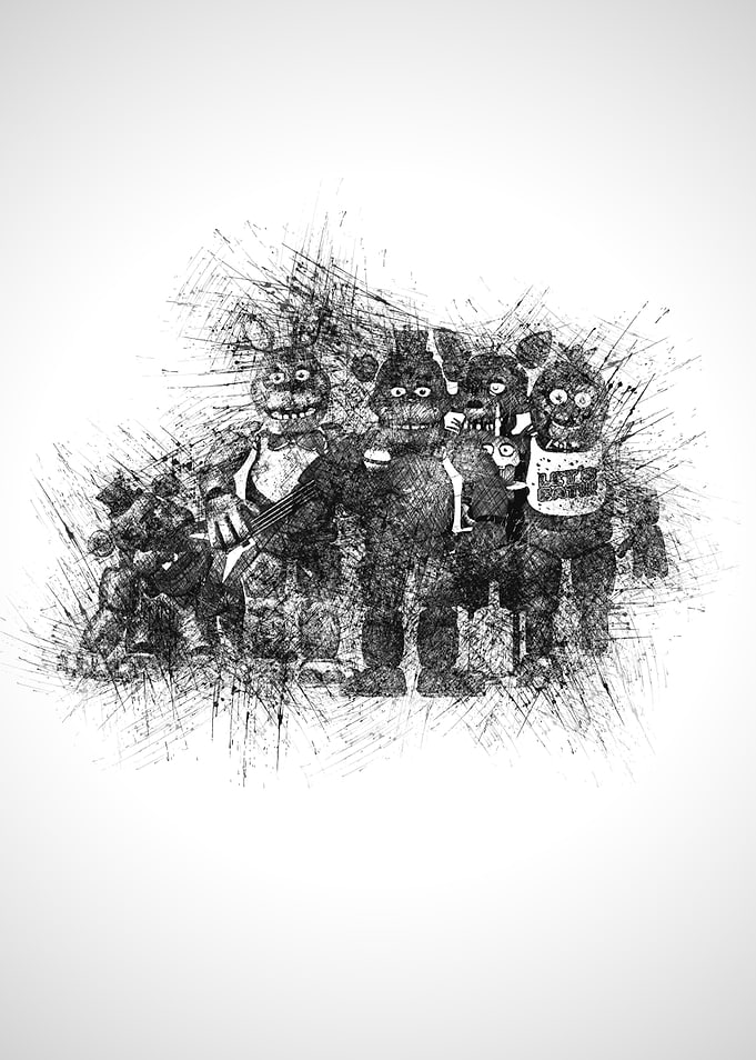 Five Nights at Freddy's Sketch Art