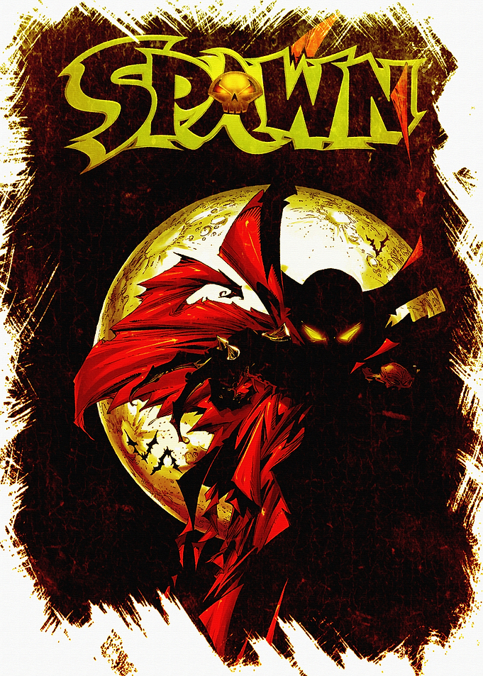 Spawn Comic Book Cover Art