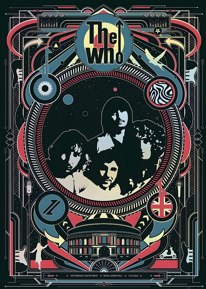 The Who Concert Poster Art