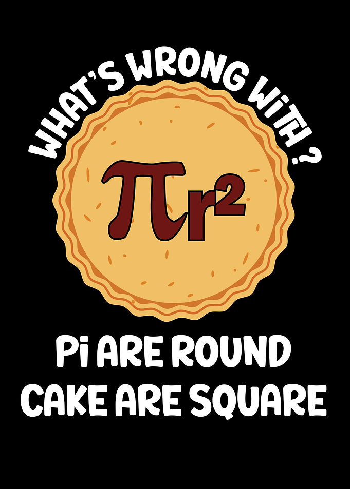 Funny Math Pie Pun Design