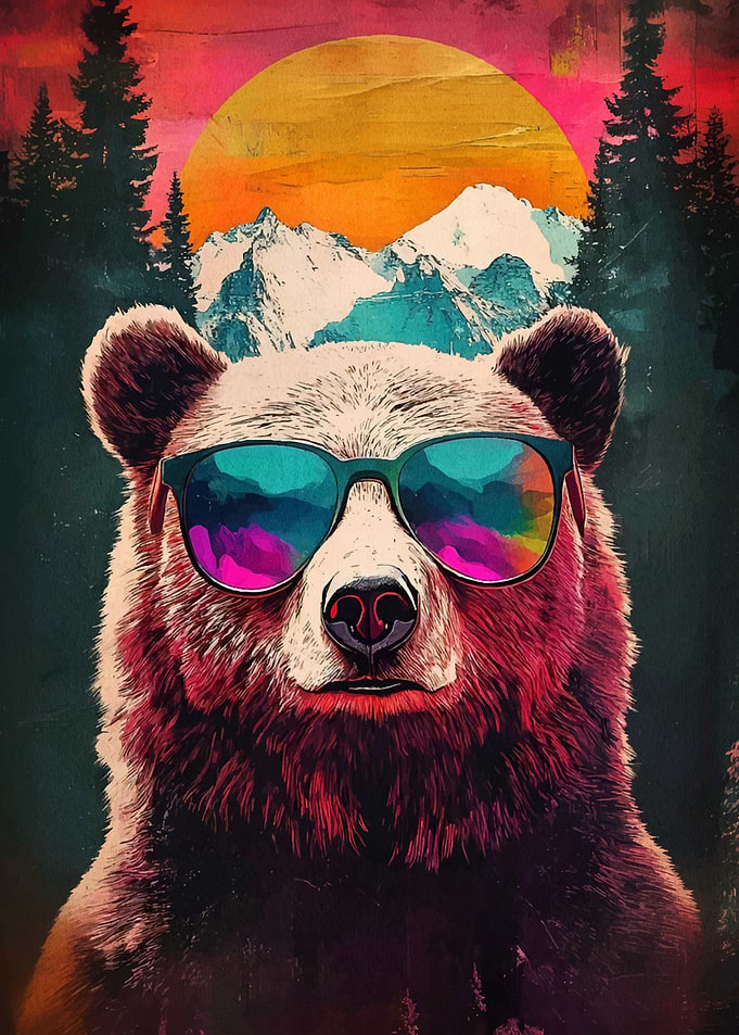 Bear Sunglasses Nature