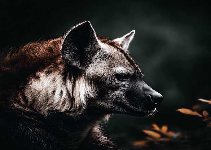 Hyena Portrait in Natural Light