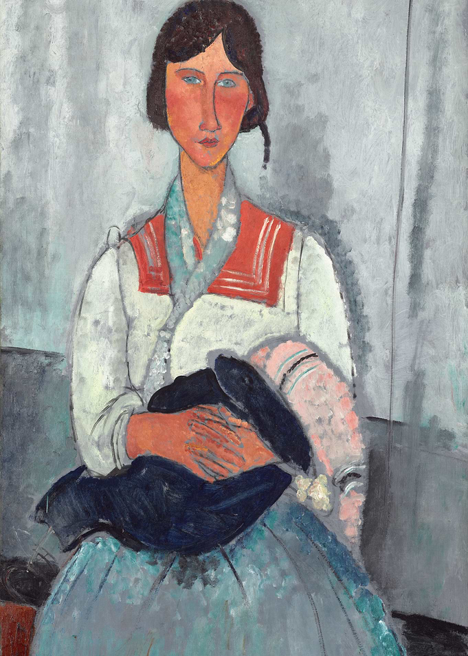 Painting of a Woman with Child