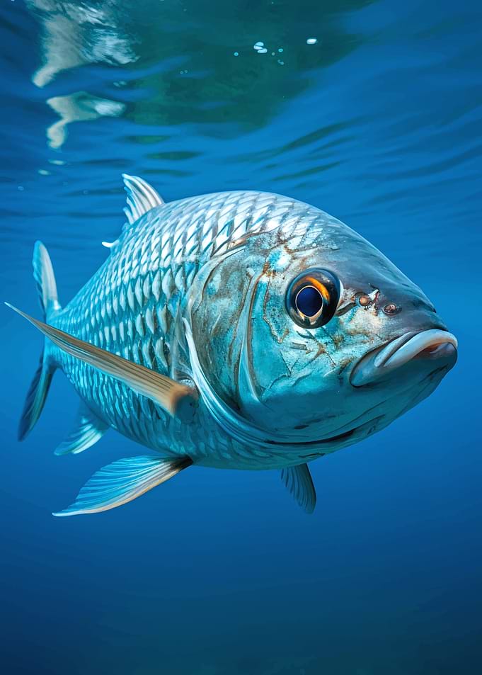 Underwater Fish Portrait