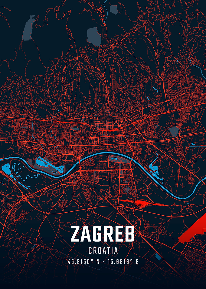 Zagreb City Map