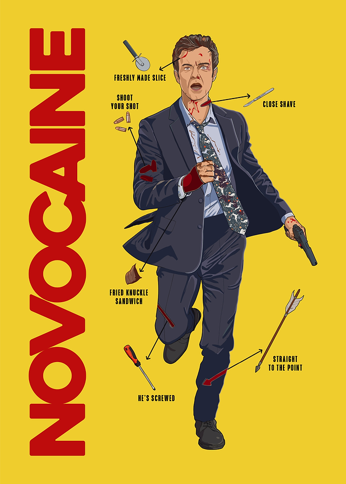 Novocaine Pixel Art Poster
