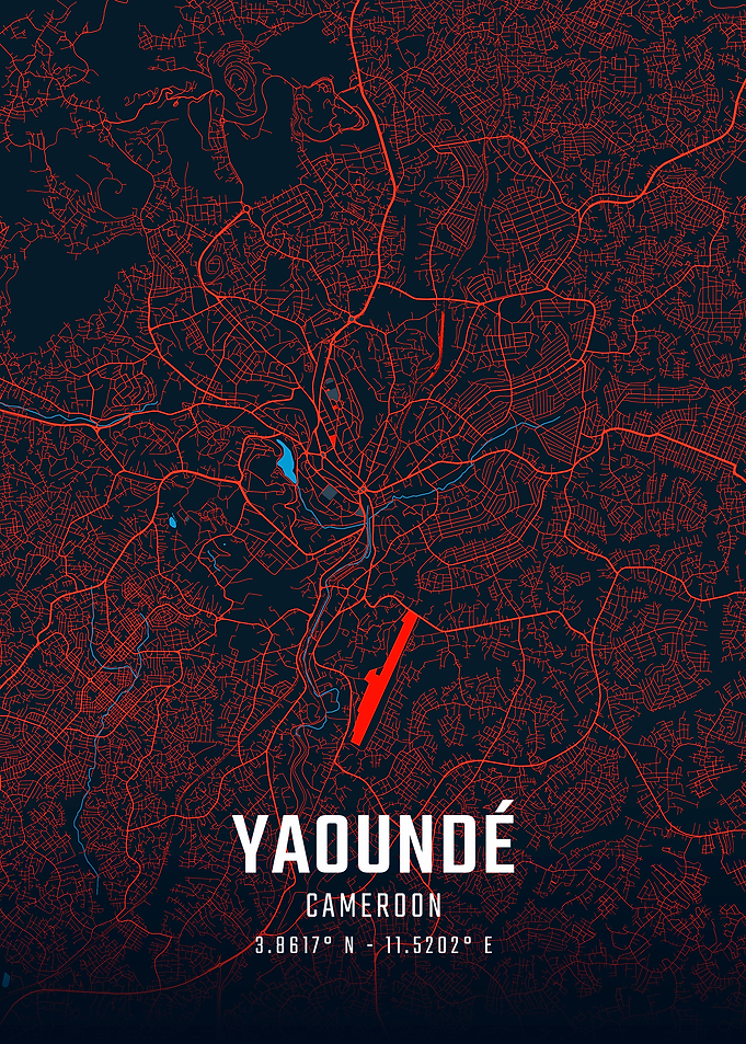 Yaoundé City Map