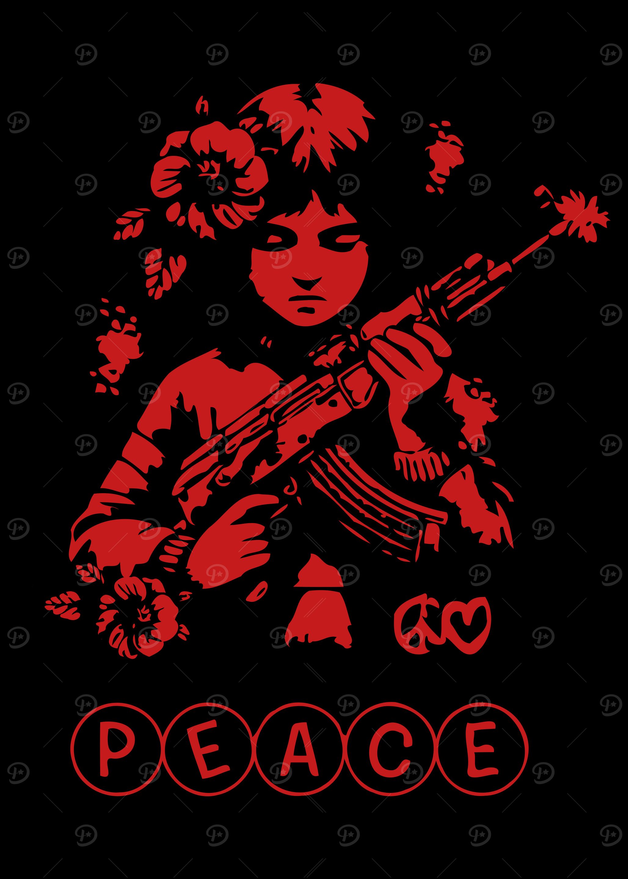 Peace and Weaponry: Contrasting Imagery