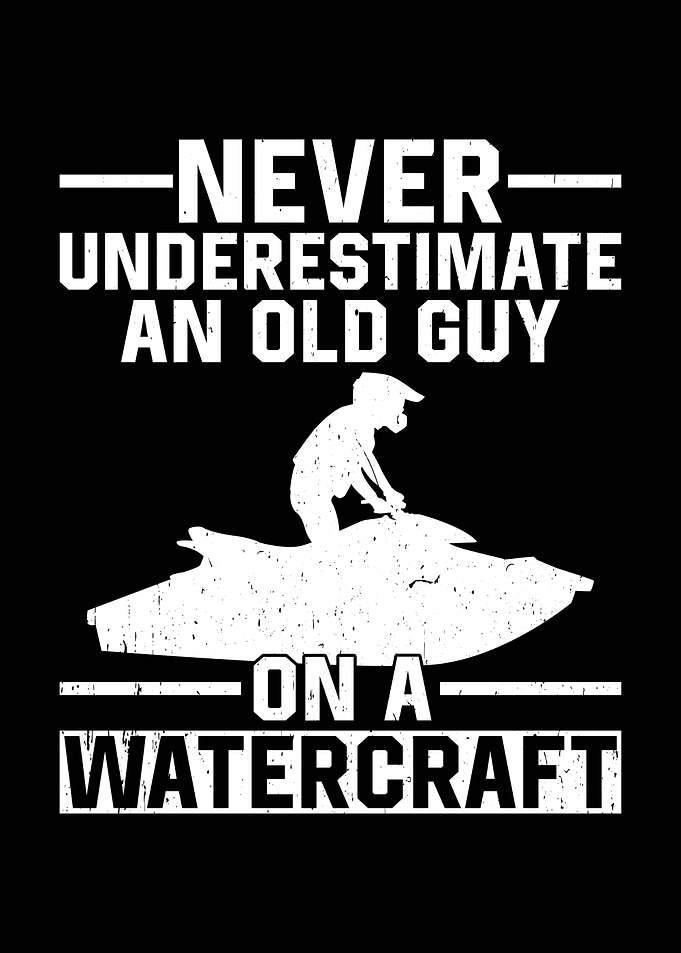 Old Guy on Watercraft