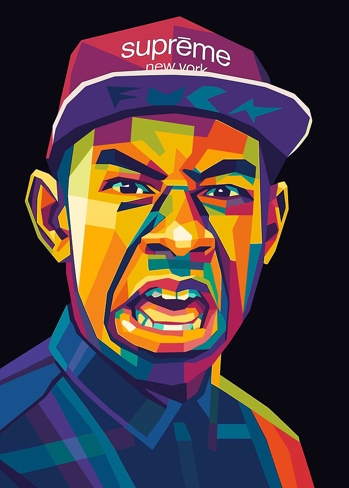 Tyler, the Creator Pop Art Portrait