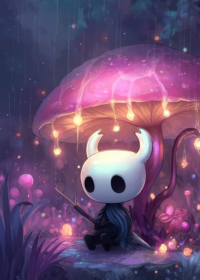 Hollow Knight under Mushroom