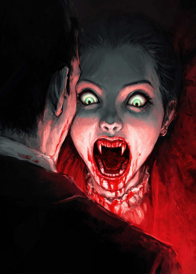 Vampire Attack Illustration