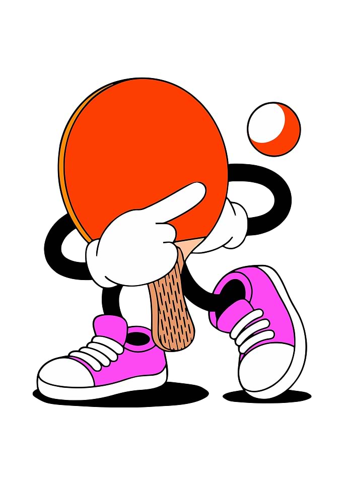 Table Tennis Humor Comic