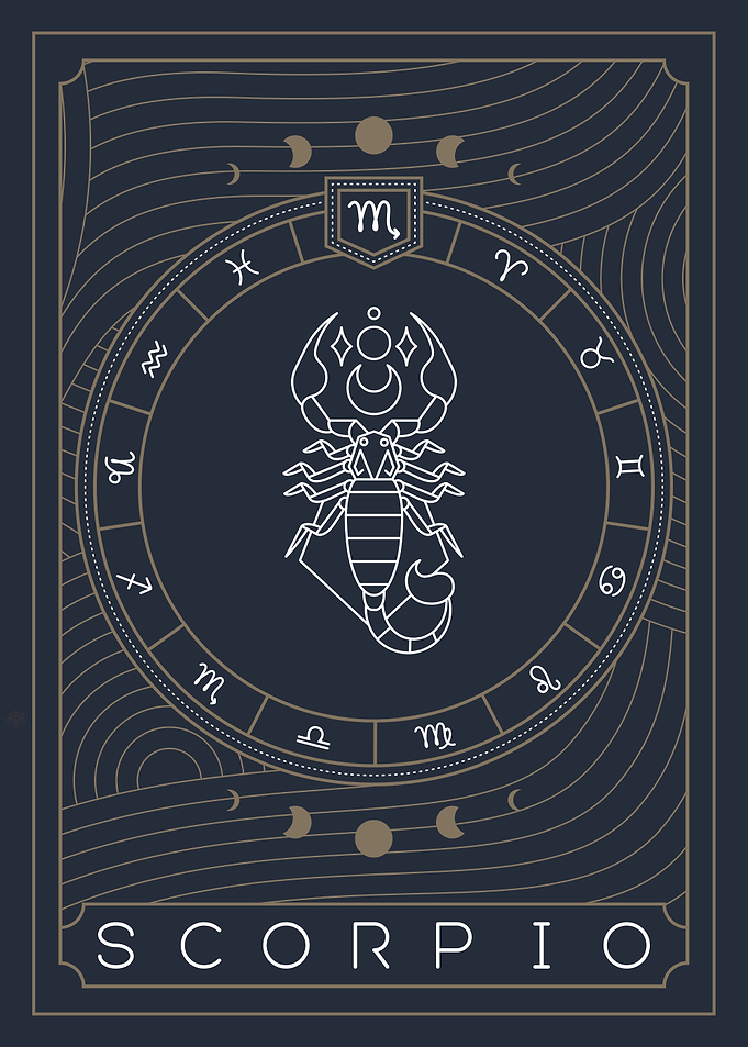 Scorpio Zodiac Sign Art