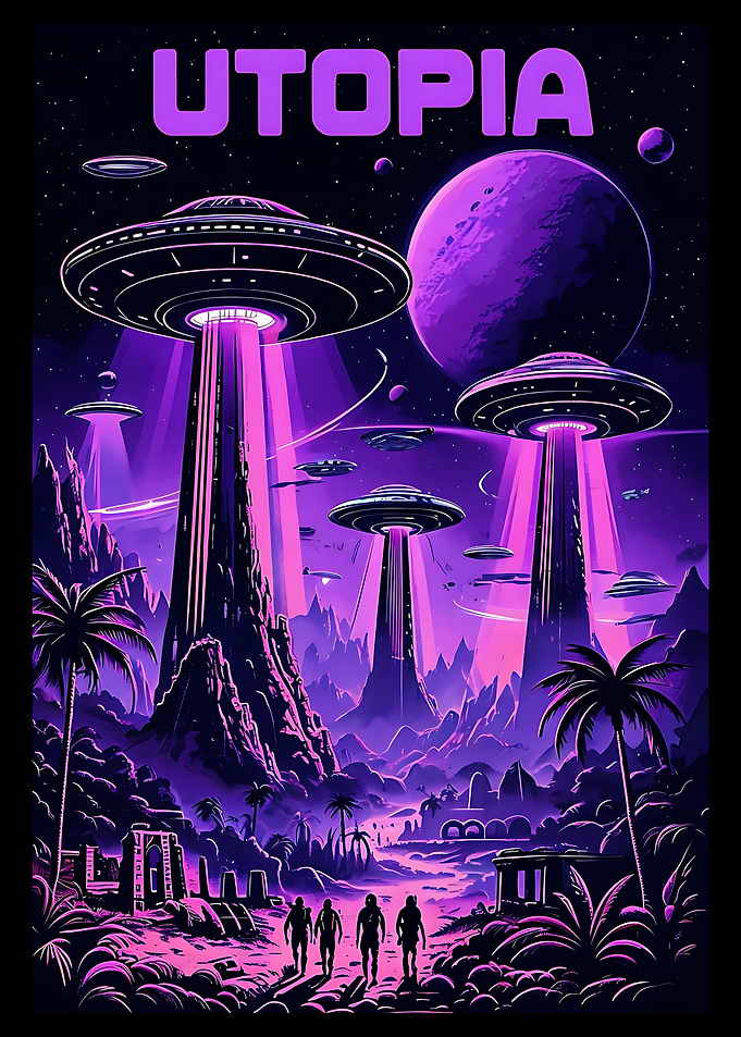 Utopia: Retro Sci-Fi Alien Invasion