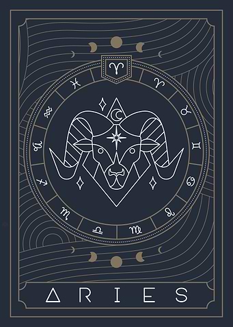 Aries Zodiac Sign Art