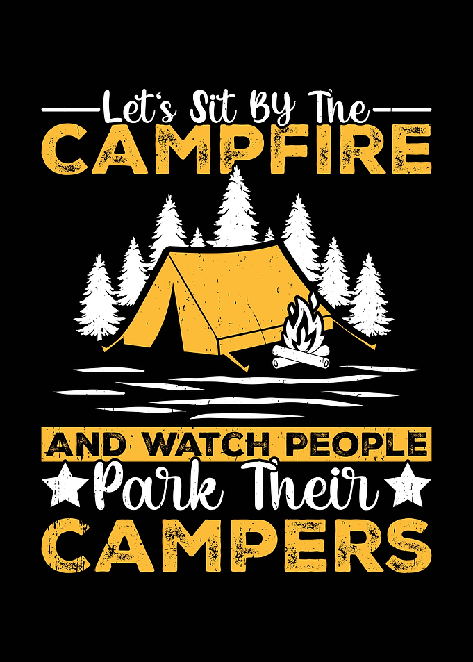 Campfire Campers Funny Camping