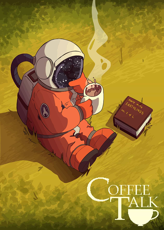 Astronaut Coffee Talk on Earth