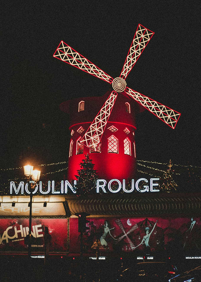 Moulin Rouge at Night