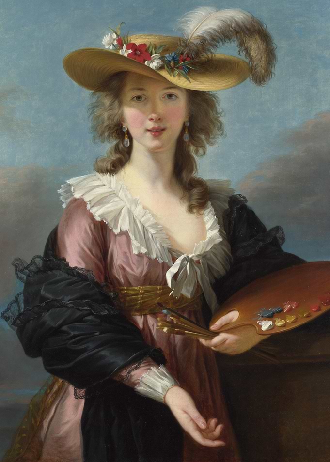 Portrait of a Woman with Palette
