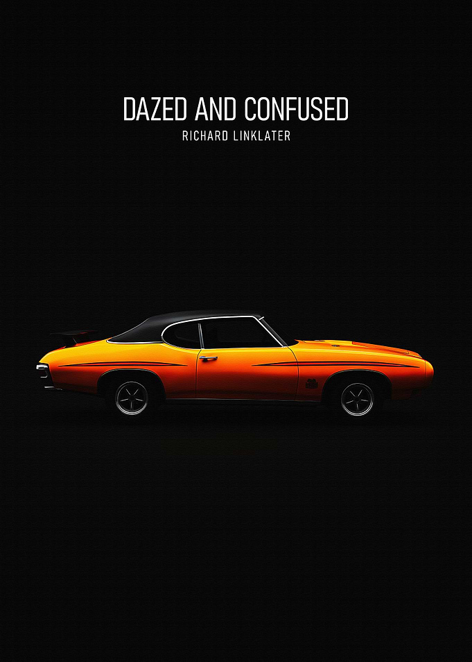 Dazed and Confused Movie Poster Car
