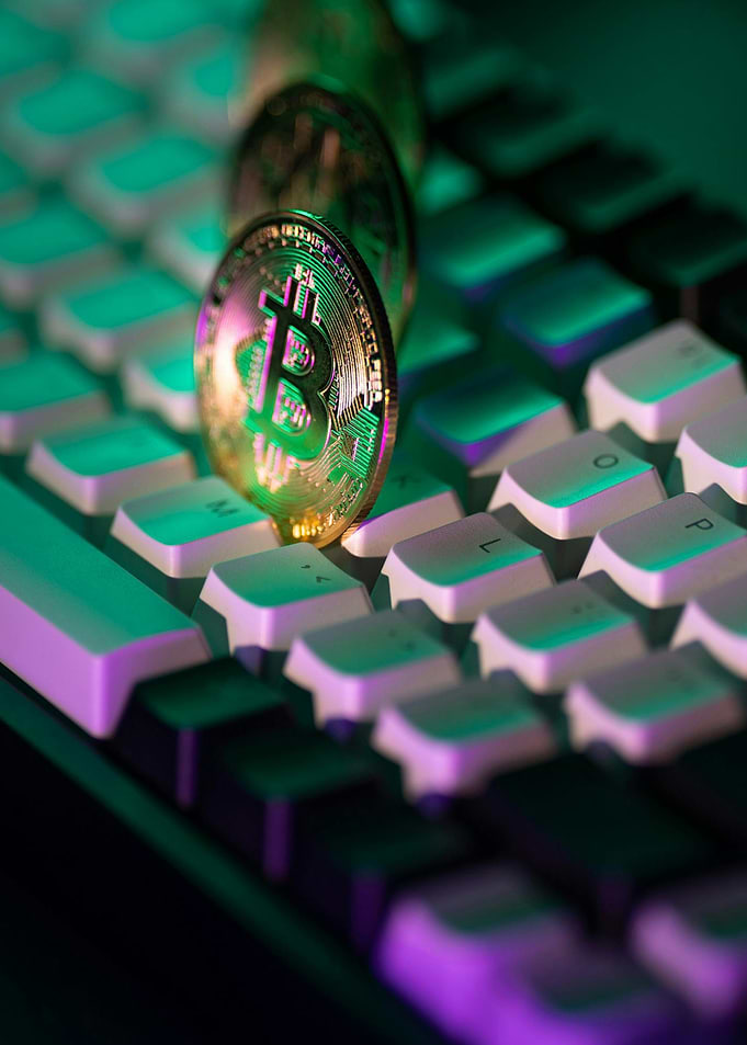 Bitcoin on Keyboard