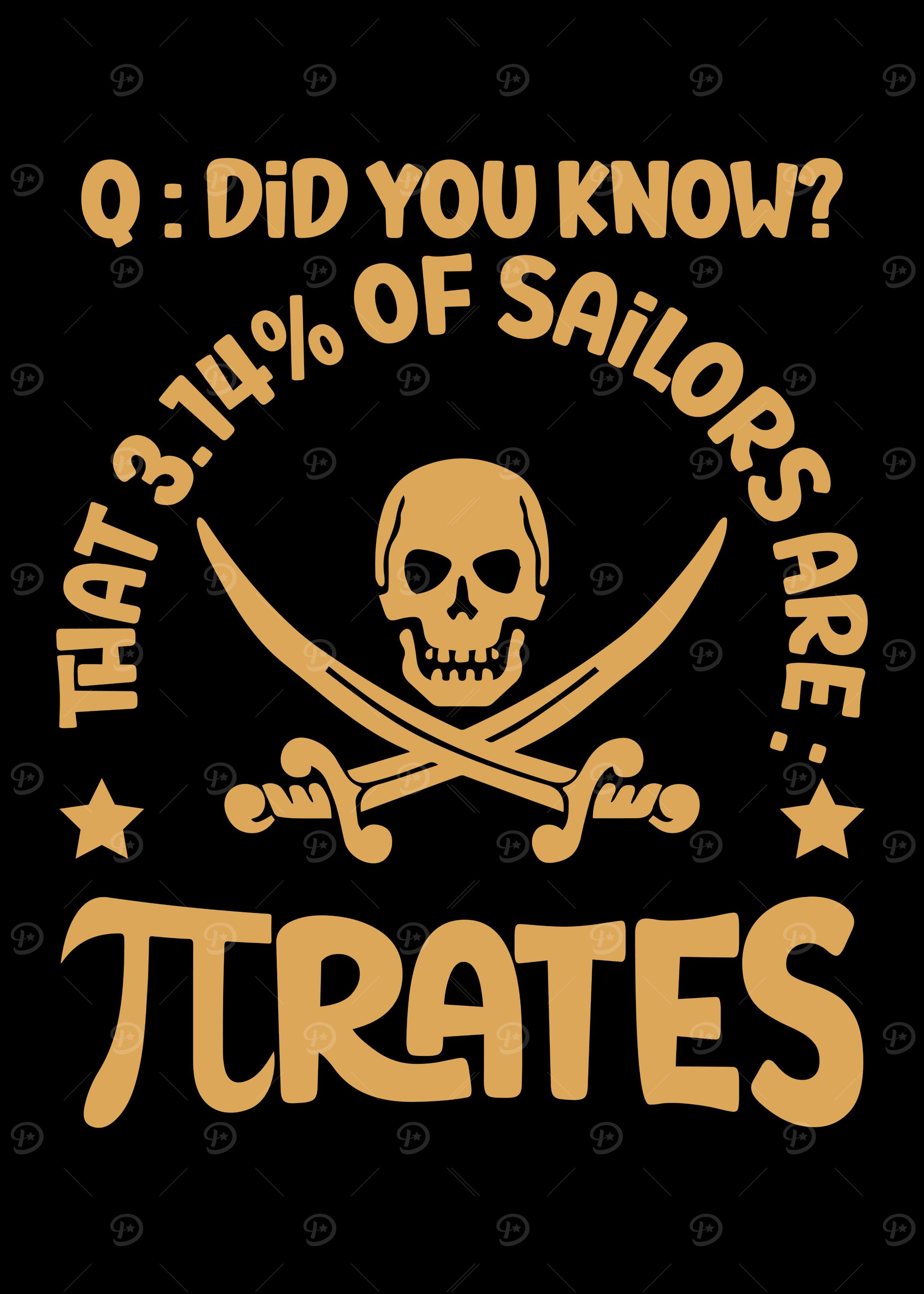 Pirate Math Pun Design