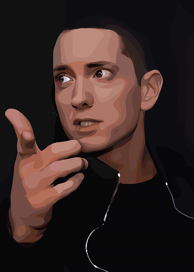 Eminem Portrait Digital Art