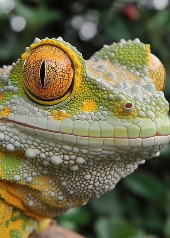 Close-up of a Gecko's Face