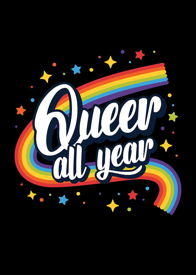 Queer All Year Pride Rainbow